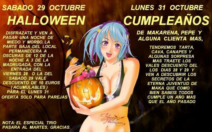 Halloween y Cumpleaños